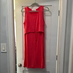 Latched Mama Sleeveless Drawstring Dress